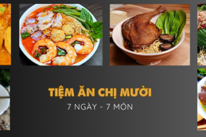 Tiệm ăn chị Mười 7 ngày - 7 món